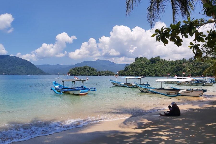 Pantai Pasir Putih Karanggongso - Info Tiket Masuk, Foto, Rute, Ulasan